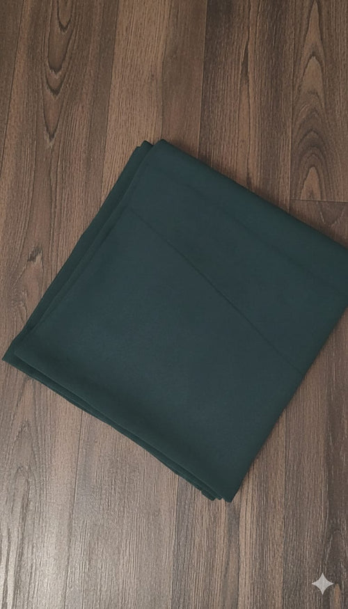 Bottle Green Chiffon Hijabs