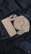 Beige Hijab with Niqab