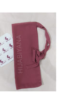 Rose Wood Chiffon Half Niqab