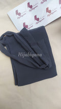 Grey Chiffon Half Niqab