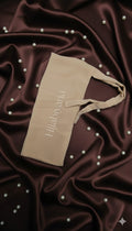 Beige Chiffon Half Niqab