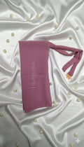 Dusty Pink Chiffon Half Niqab