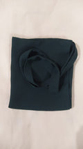 Bottle Green Chiffon Half Niqab