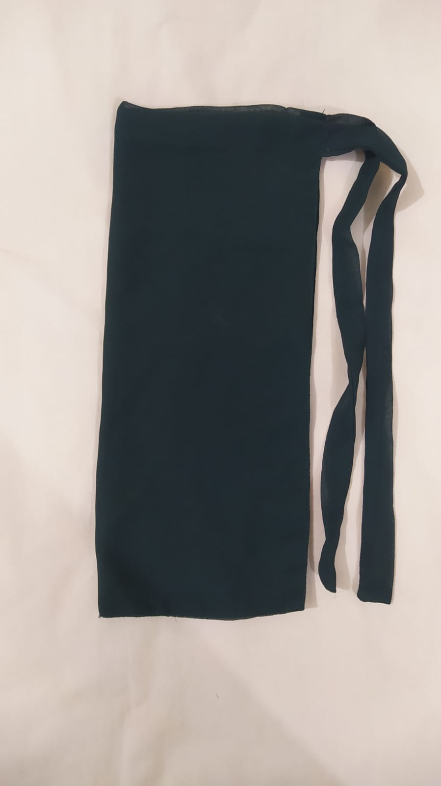 Bottle Green Chiffon Half Niqab