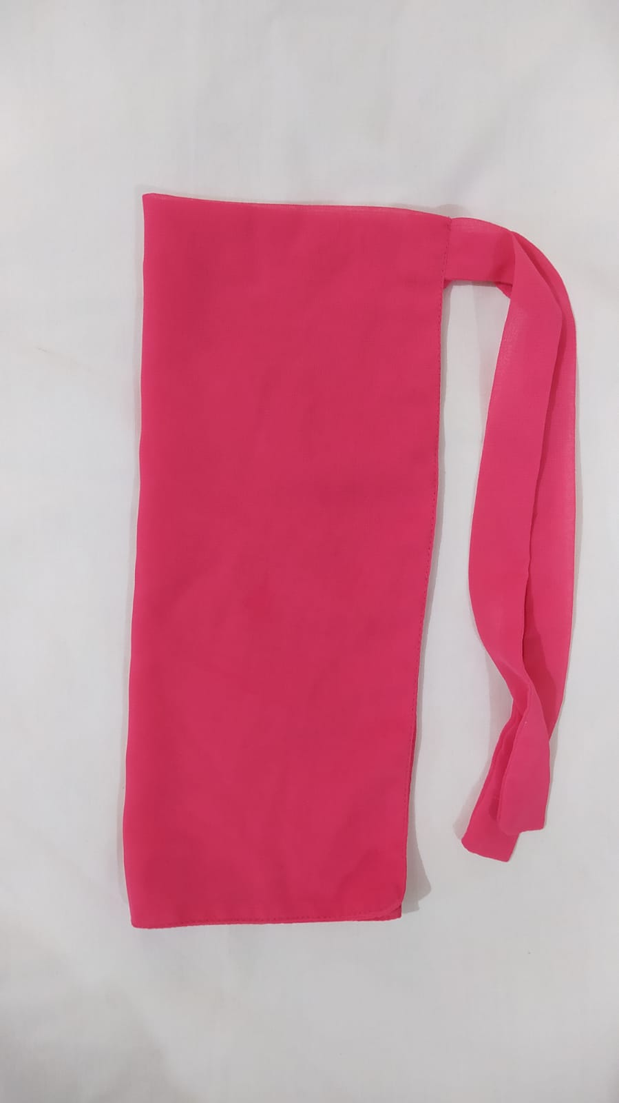 Hot Pink Chiffon Half Niqab