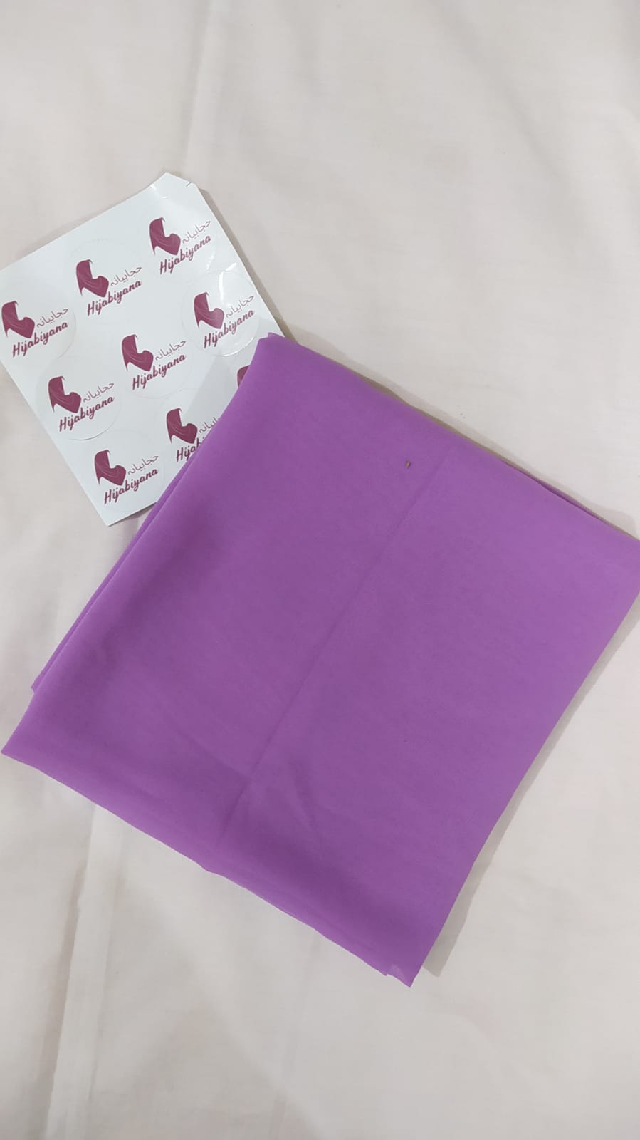 Lavender Chiffon Hijabs