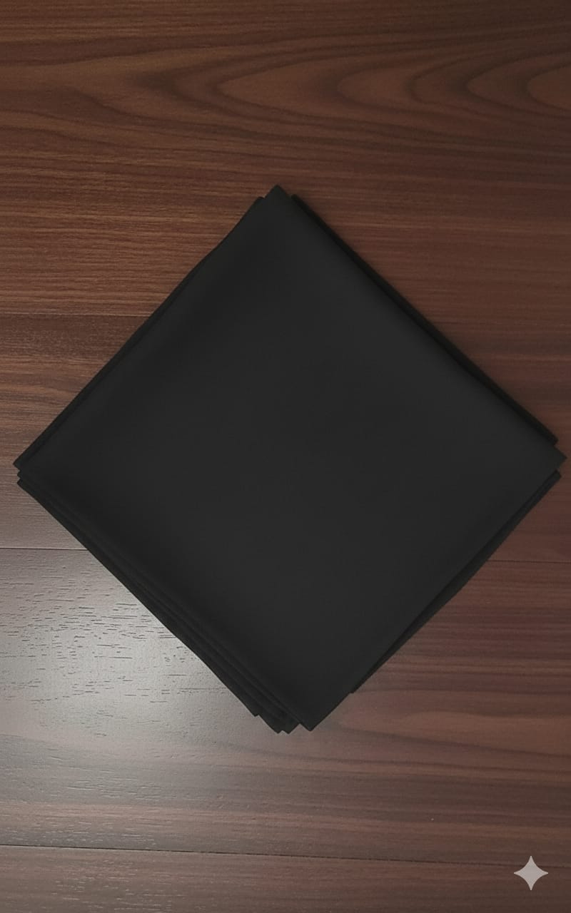 Black Chiffon Hijabs