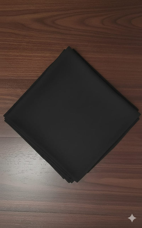 Black Chiffon Hijabs